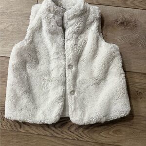Epic Threads Soft White Kids Faux Fur Vest